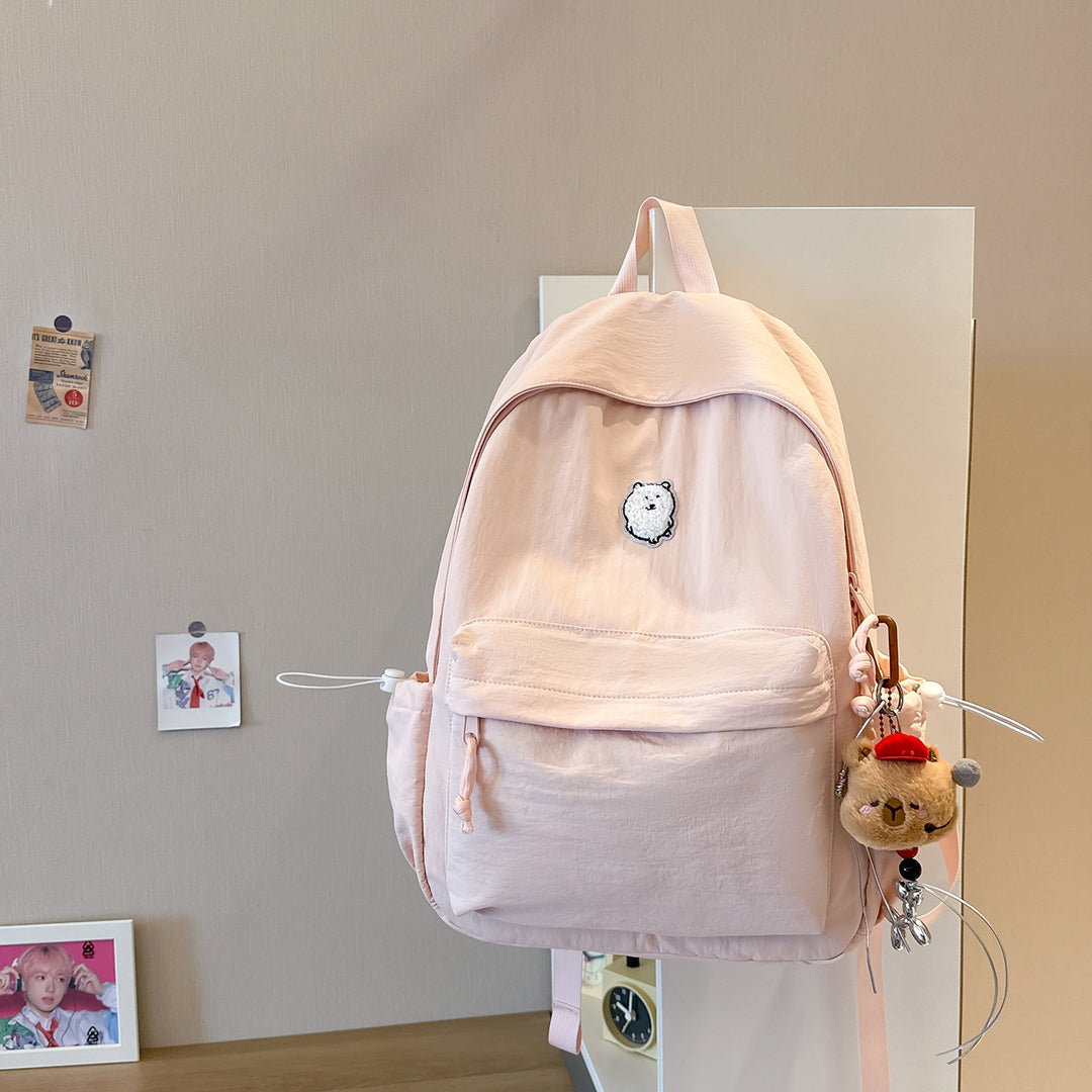Casual Lightweight Backpack with Cute Character Charm Stornfield