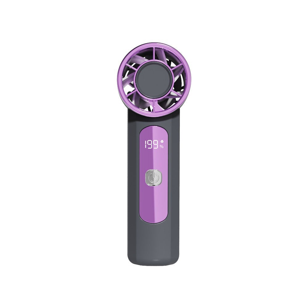 Unisex Portable Handheld Digital Display Fan Stornfield