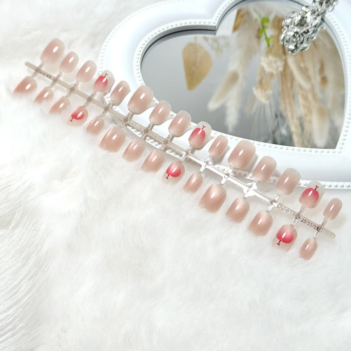Elegant artificial nails with glitter and cocktail design Stornfield
