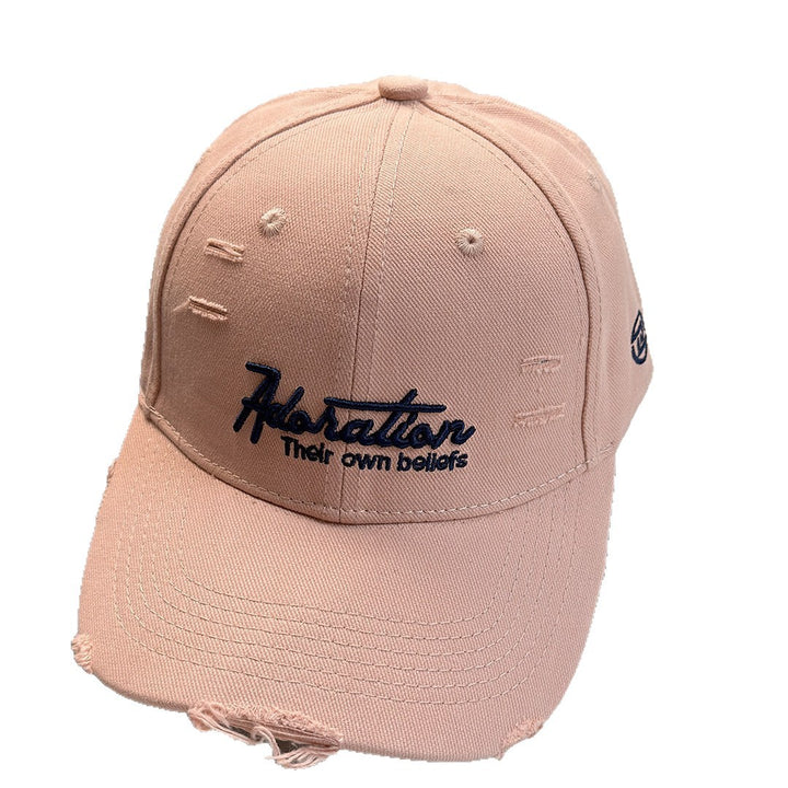 Women's Distressed Embroidered Baseball Cap Stornfield