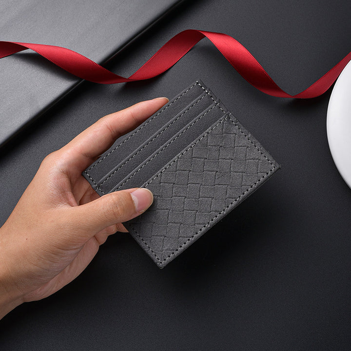 Textured RFID-Blocking Card Holder Stornfield