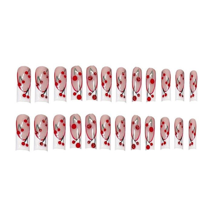 Cherry Blossom Themed Press-On Nails Stornfield