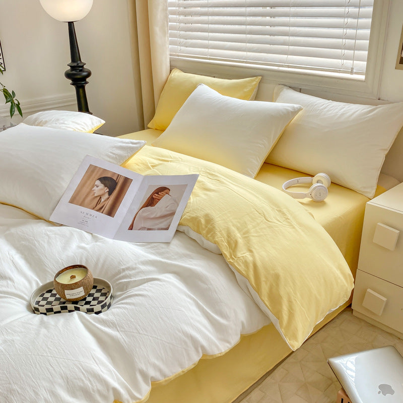 Luxurious Smooth Cotton Duvet Cover Set
