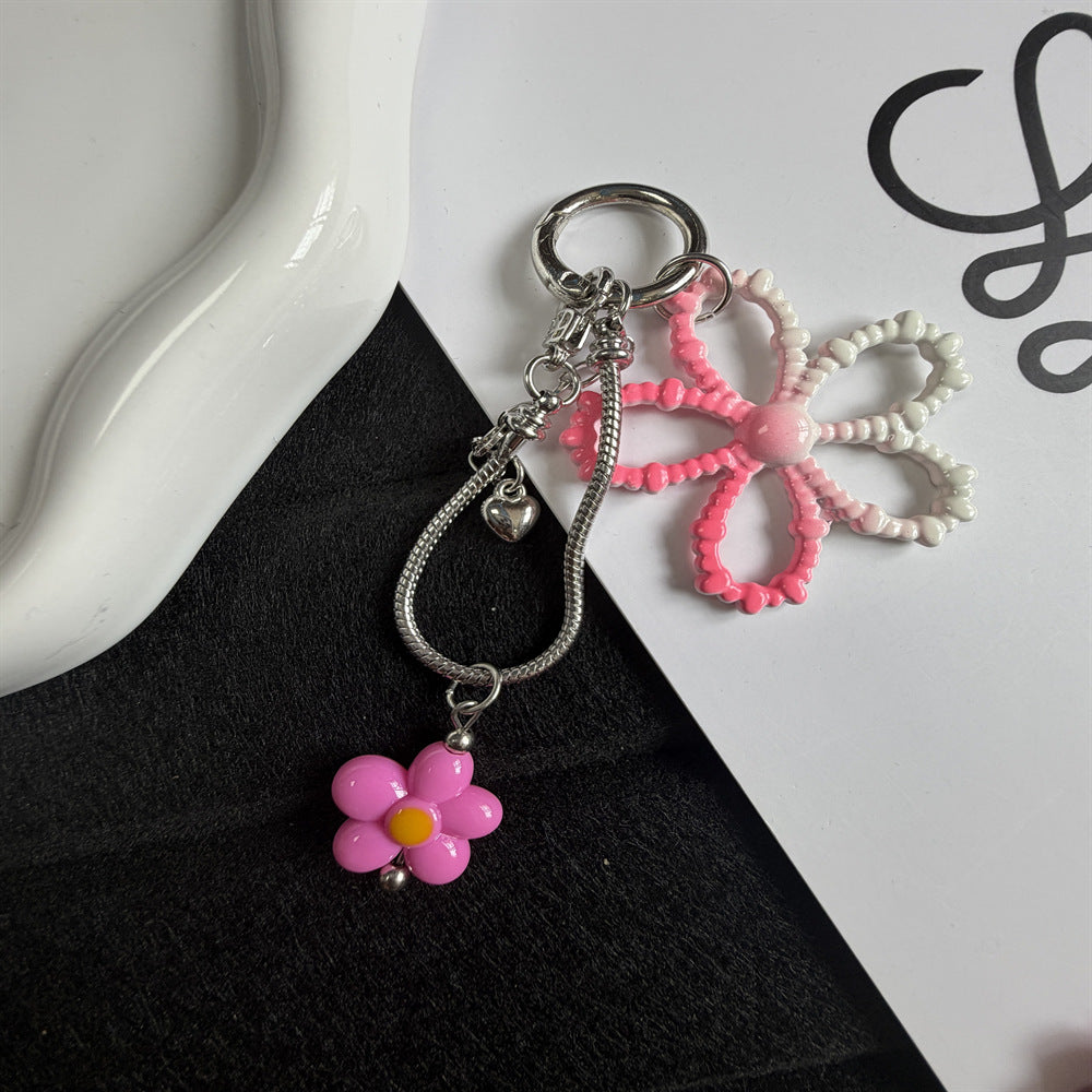 Decorative Flower Charm Keychain Stornfield