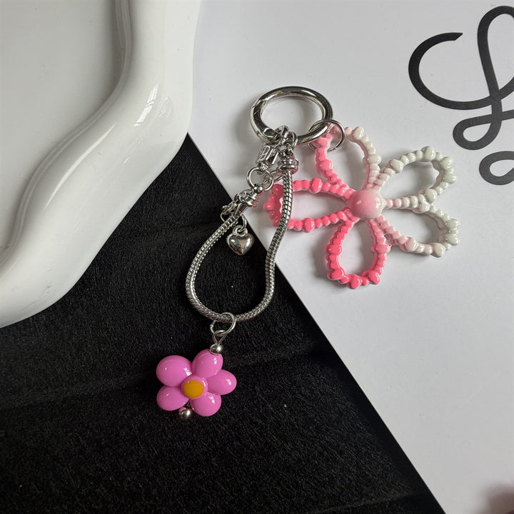 Decorative Flower Charm Keychain Stornfield