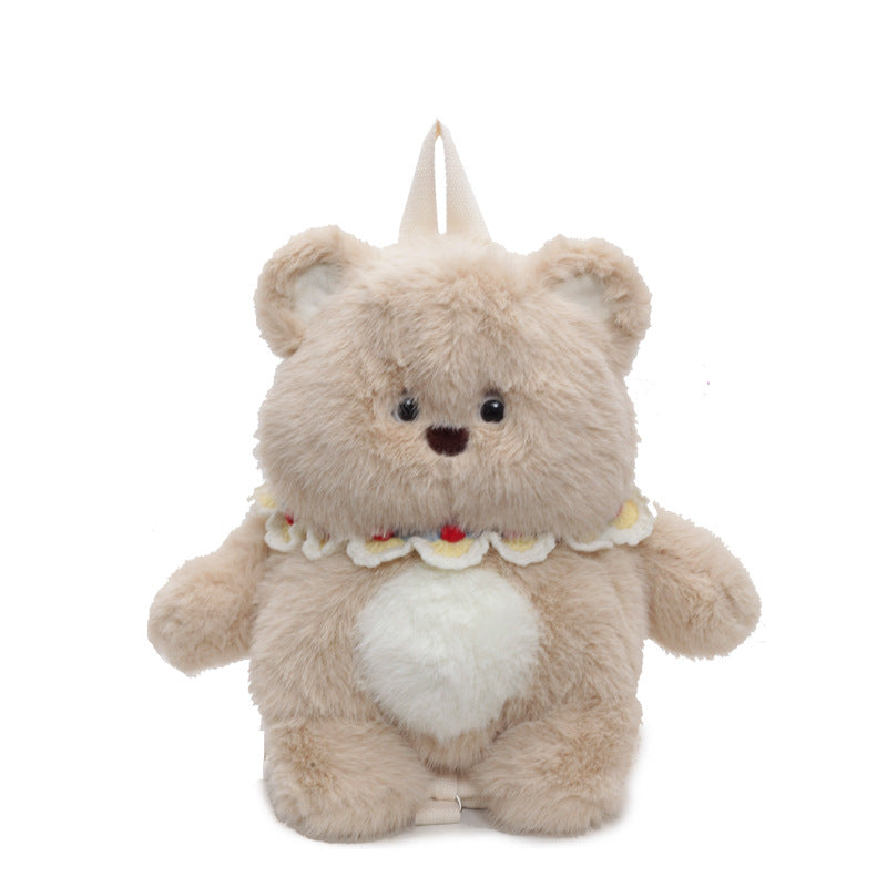 Plush Bear Backpack with Practical Carrying Handles Stornfield