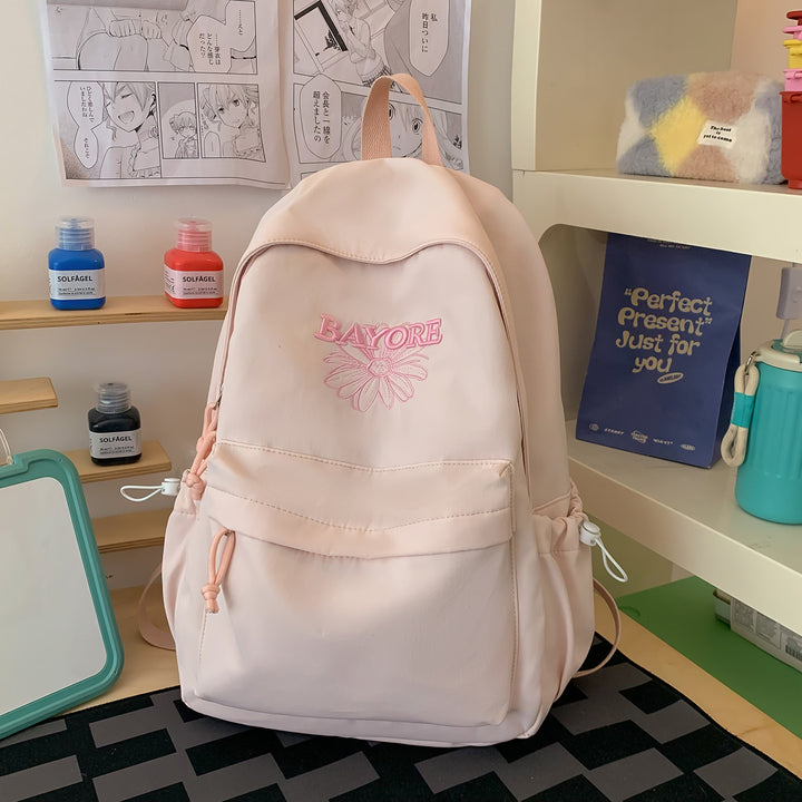 Floral Embroidered Casual Backpack Stornfield