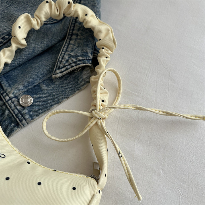Cute Bow-Embellished Mini Handbag