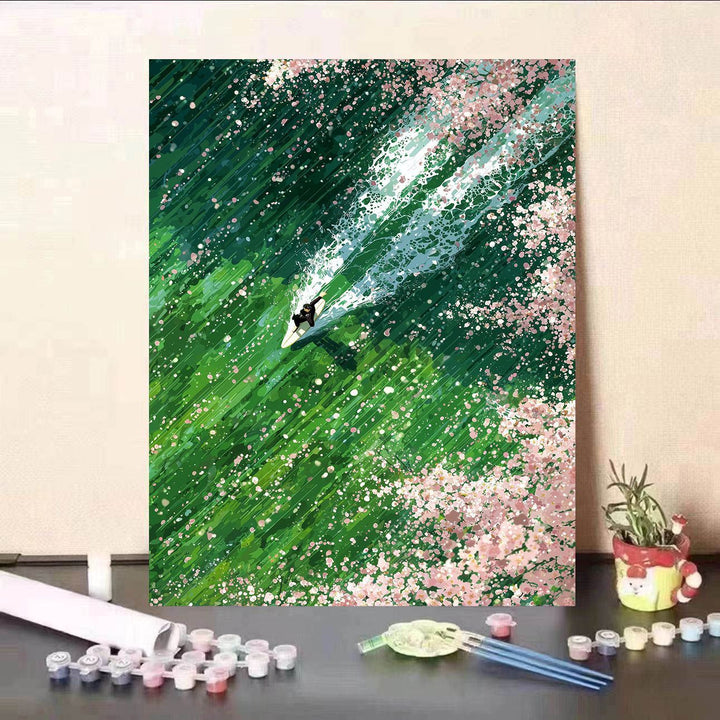 Dynamic Wave Art Canvas Print Stornfield