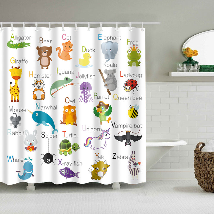 Floral Patterned Bathroom Shower Curtain Stornfield
