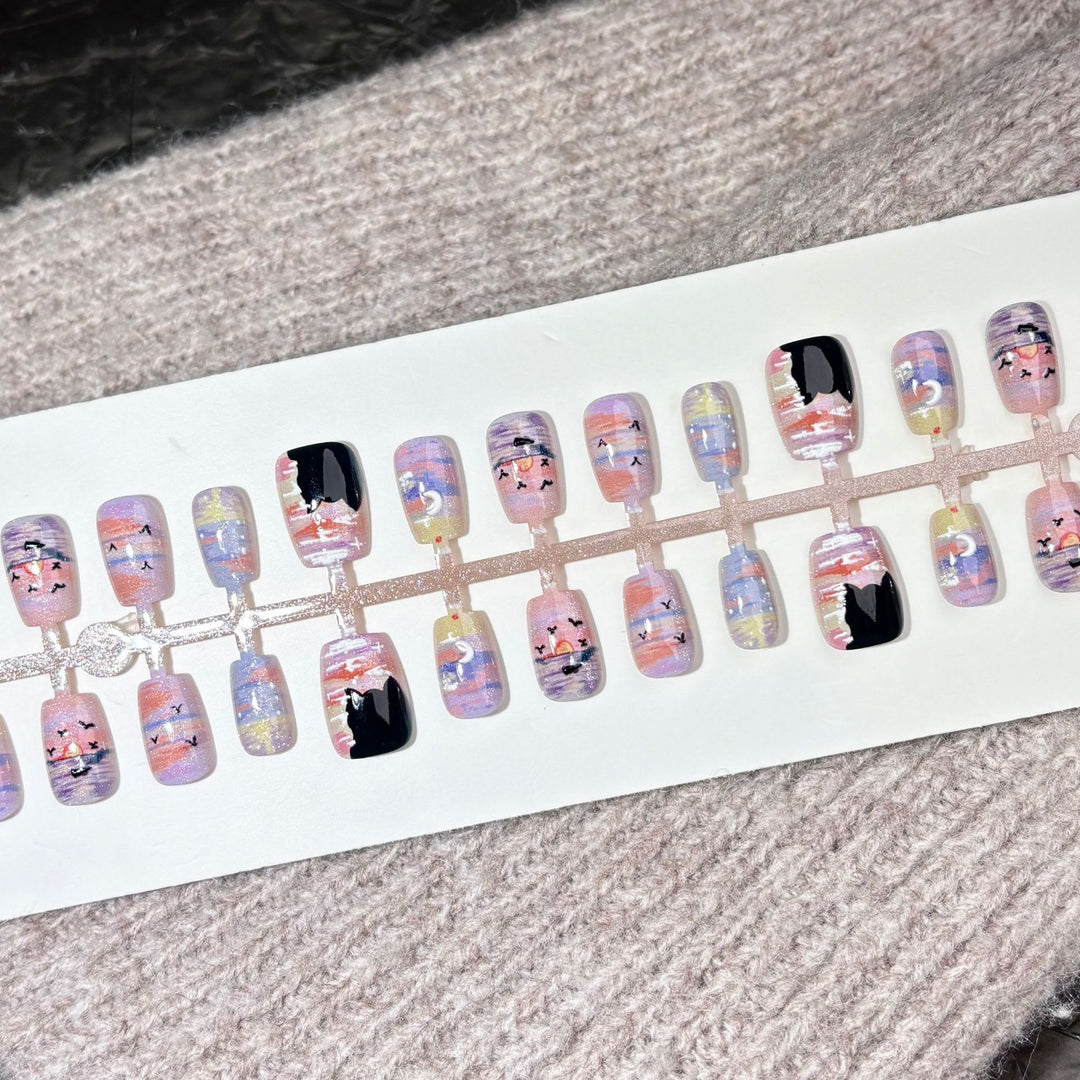 Elegant Ombre Art Press-On Nails