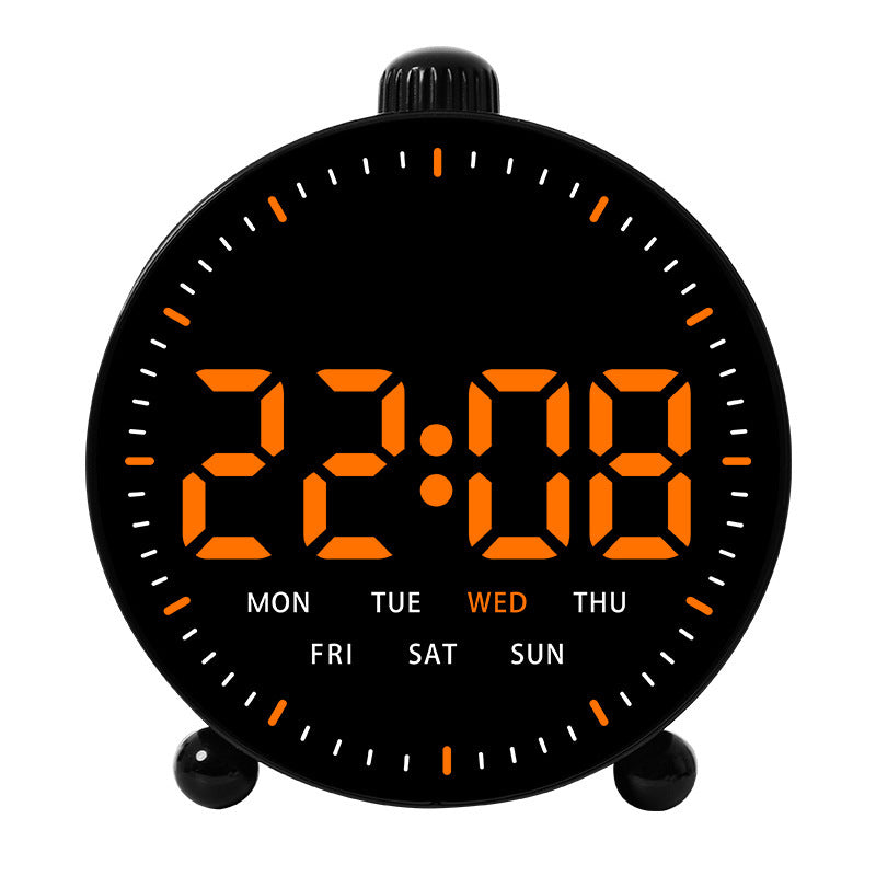 Digital desk clock with LED display and date Stornfield