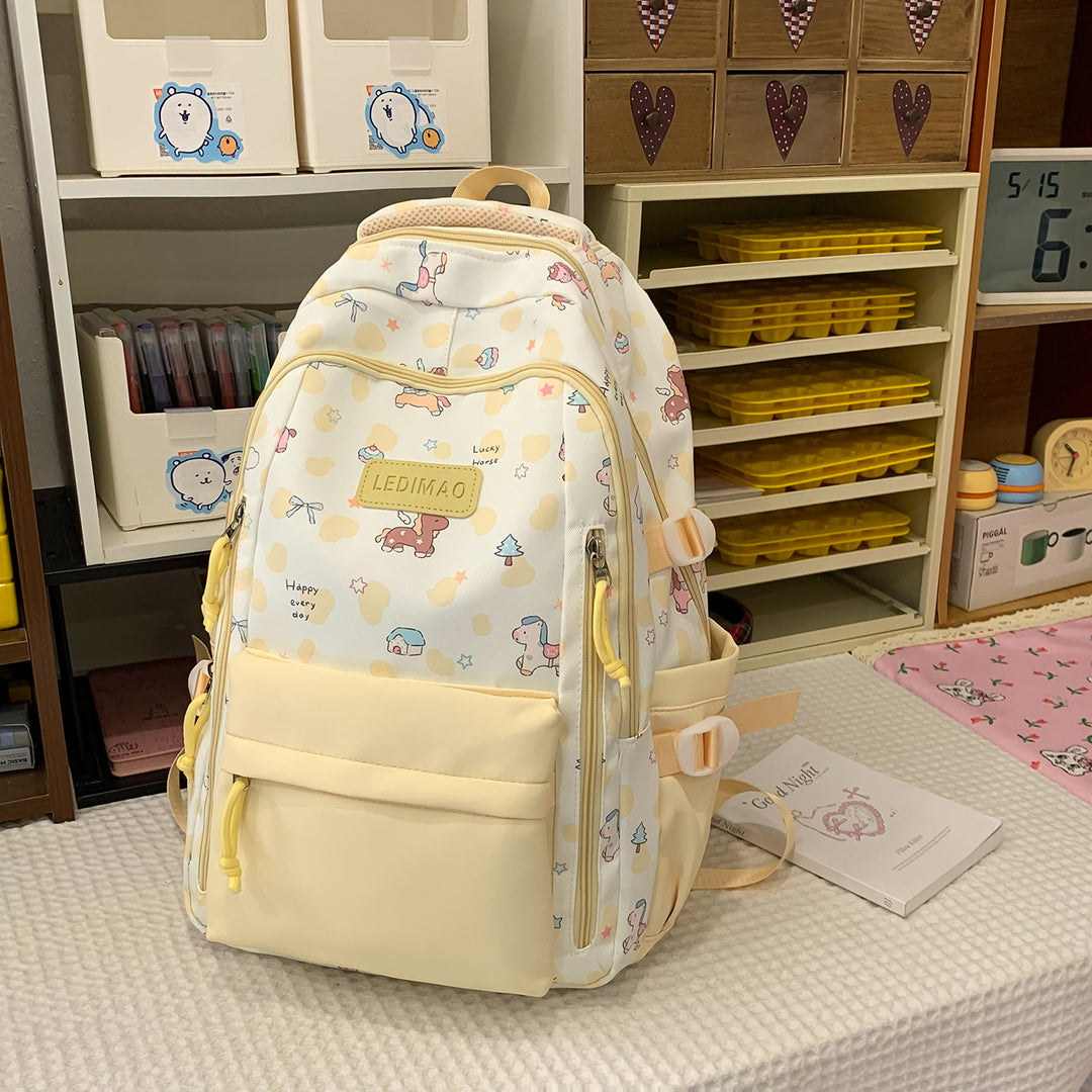Whimsical Character-Themed School Backpack Stornfield