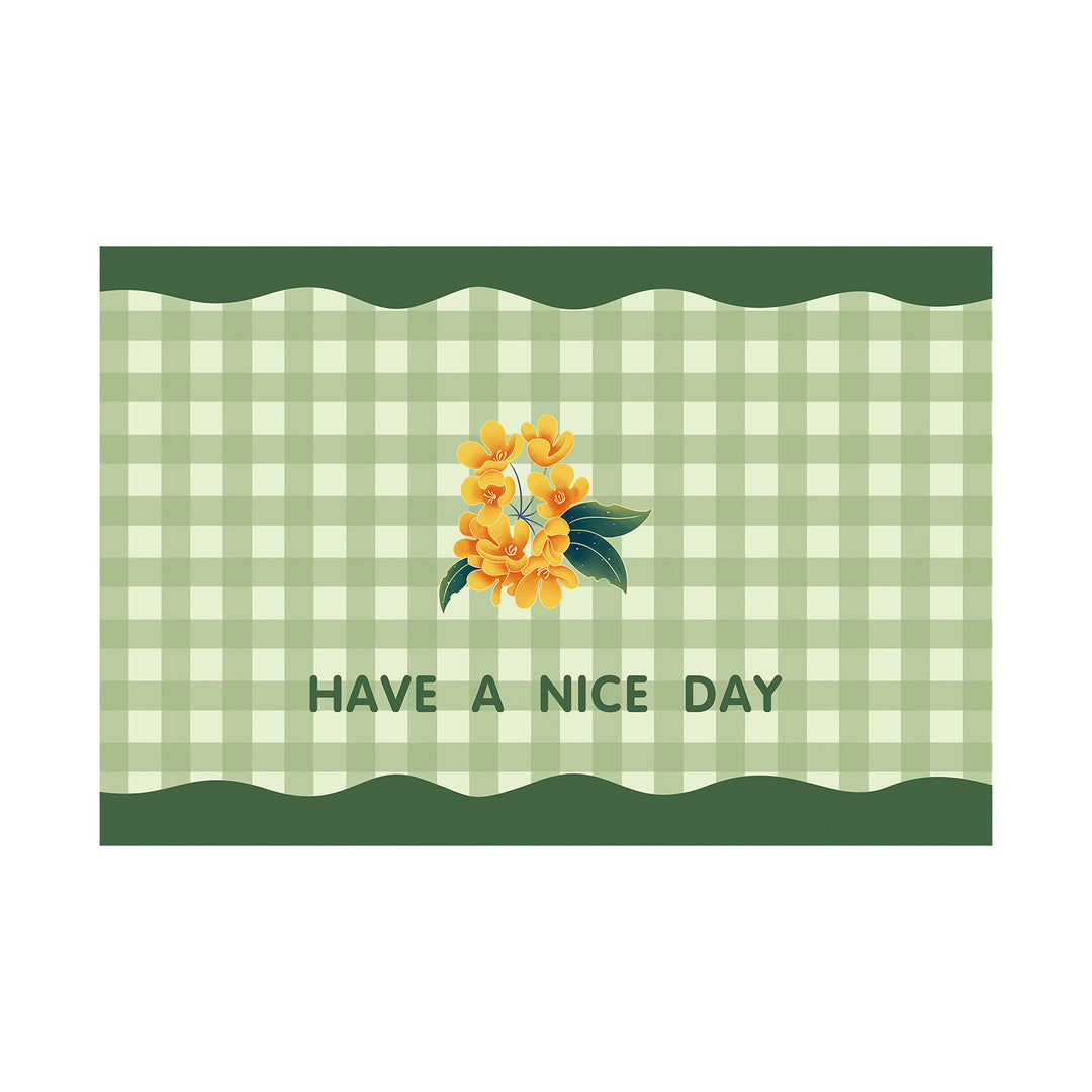Stylish Floral Patterned Comfort Bath Mat Stornfield