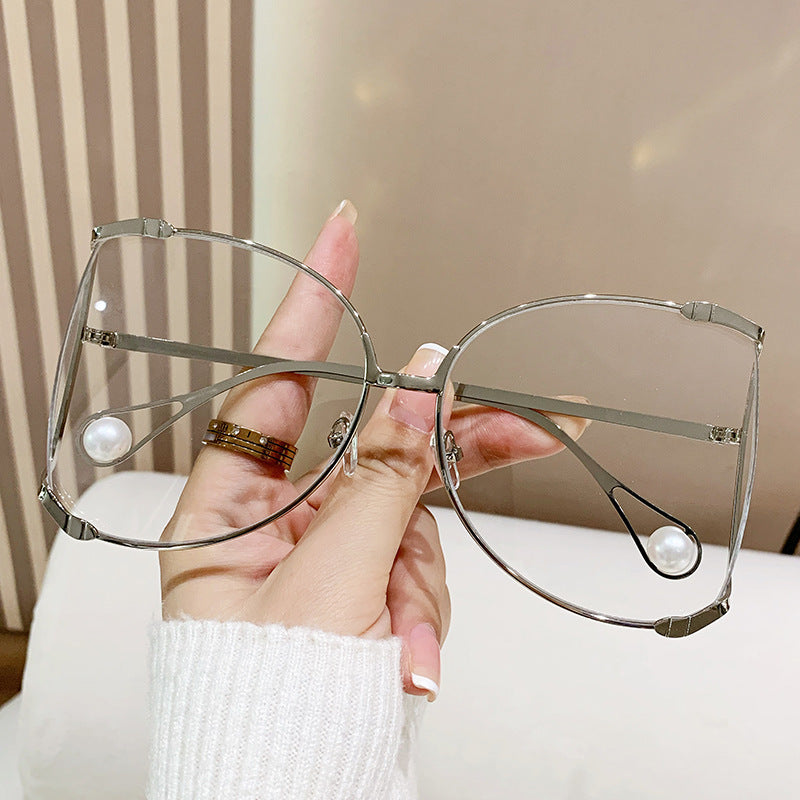 Ladies fashionable glasses with elegant pearl decor Stornfield