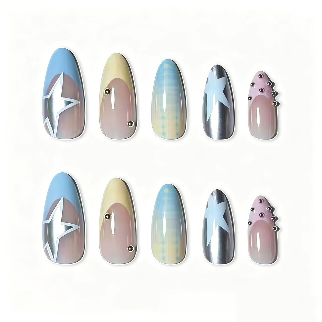 Chic Decorative Press-On Nail Art Stornfield