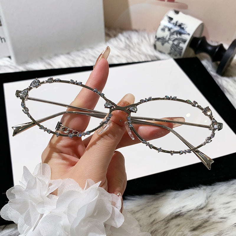 Women's exclusive sunglasses with sparkling rhinestone embellishment and elegant metal frame Stornfield