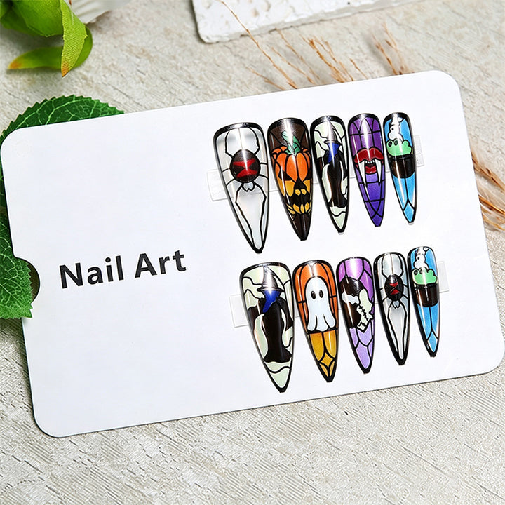 Artistic Nail Tips with Ice Cream Design Stornfield