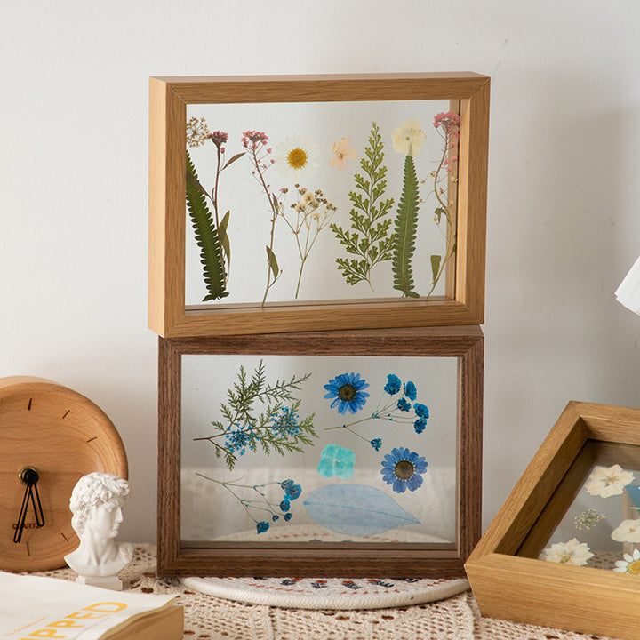 Preserved Floral Shadow Box Art