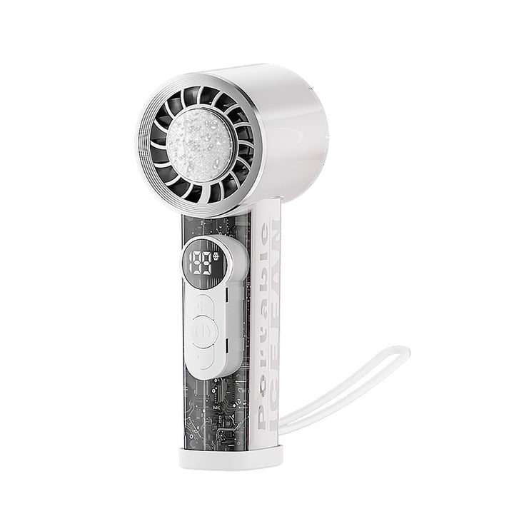Unisex Portable Mini Fan with Digital Speed Display Stornfield