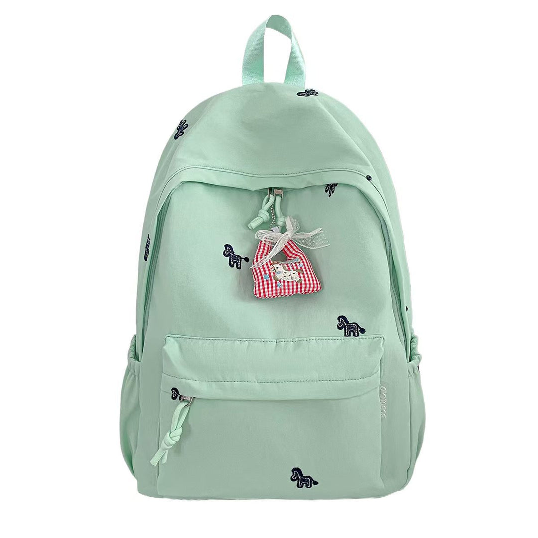 Backpack with Cheerful Animal Motif and Practical Compartments Stornfield