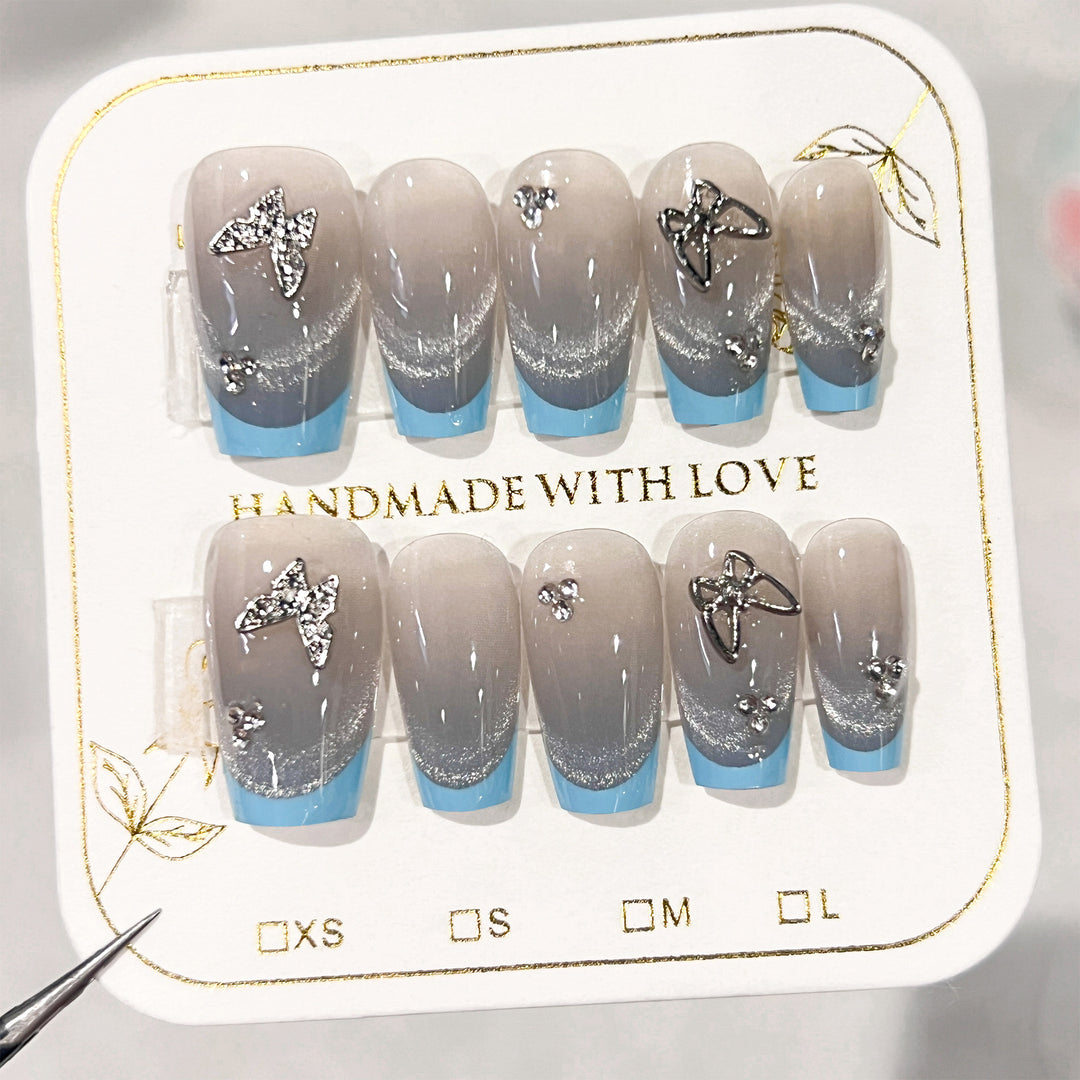 Artificial nail art with modern accents Stornfield