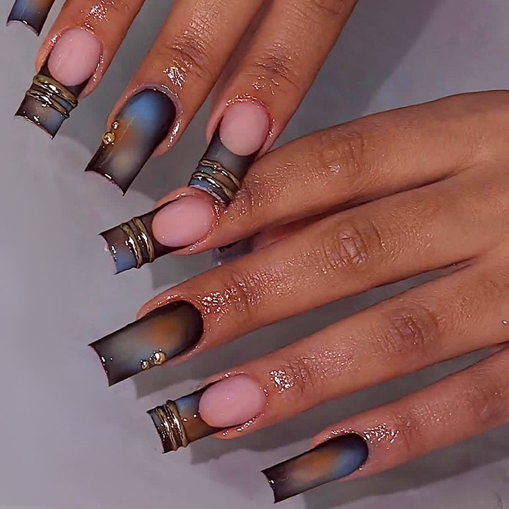 Ombre Press-On Nails Set Stornfield