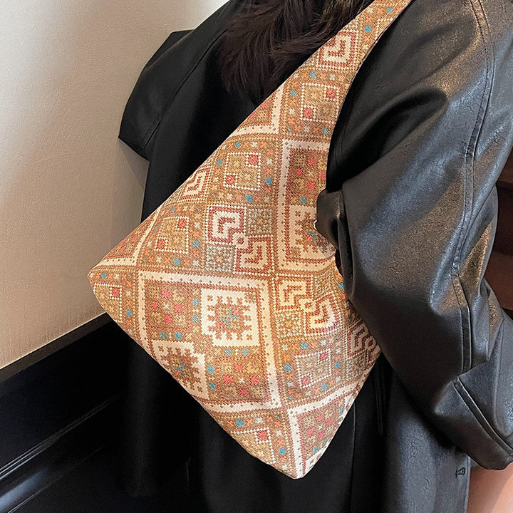 Ethnic Patterned Shoulder Bag