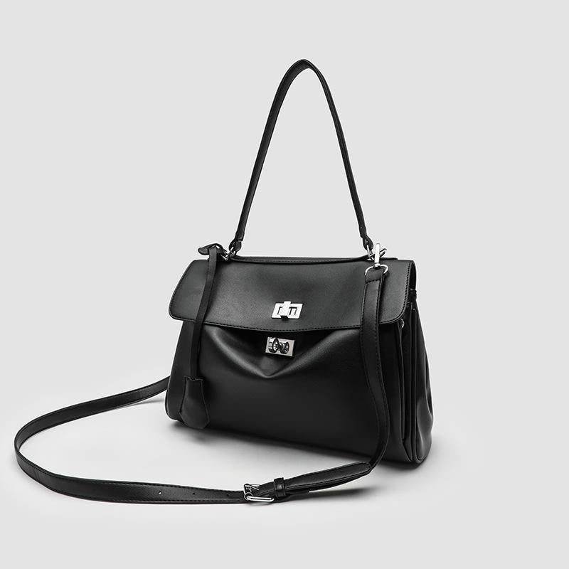 Structured Leather Handbag Stornfield