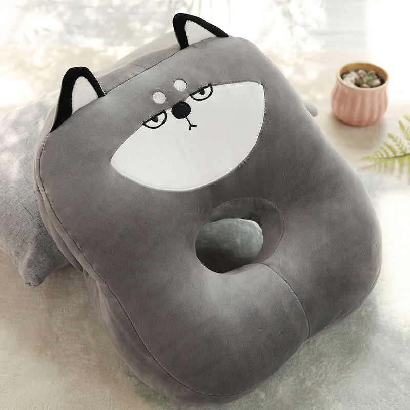 ergonomic neck support pillow with animal ears Stornfield