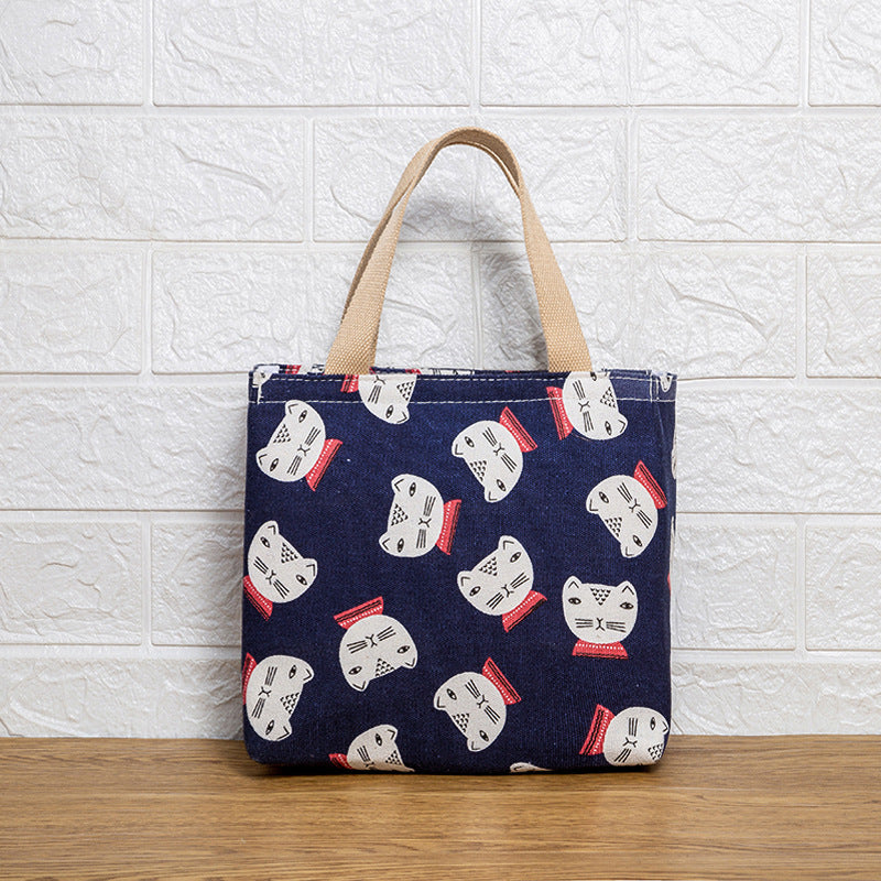 Cute Cat Print Tote Bag Stornfield