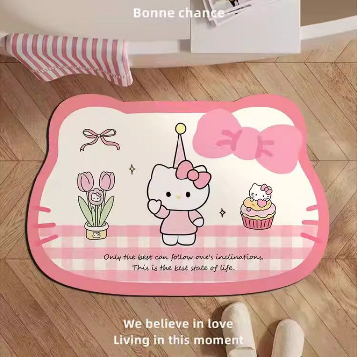 Cute Cartoon Themed Bath Mat