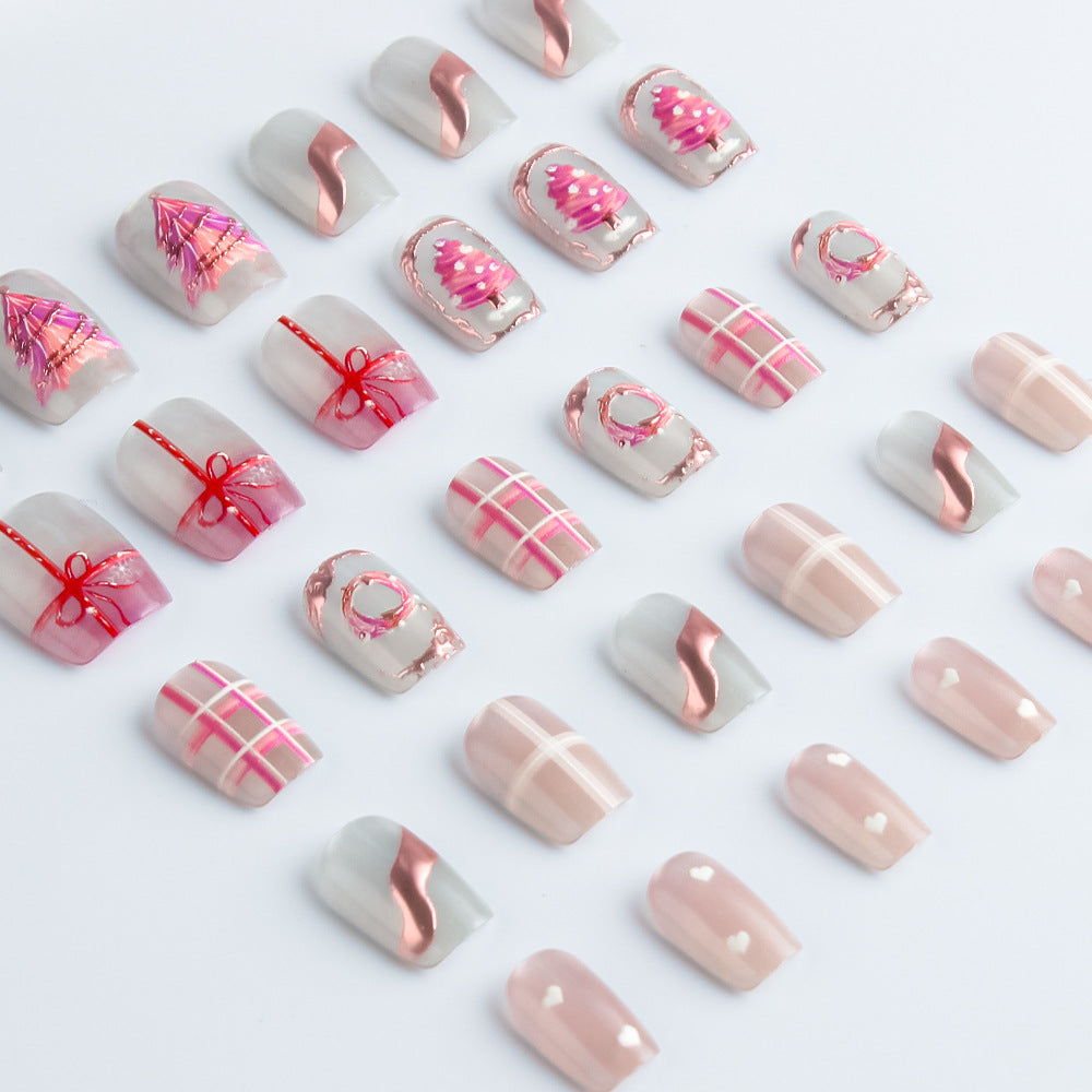 Decorative Holiday-Themed Press-On Nail Set Stornfield
