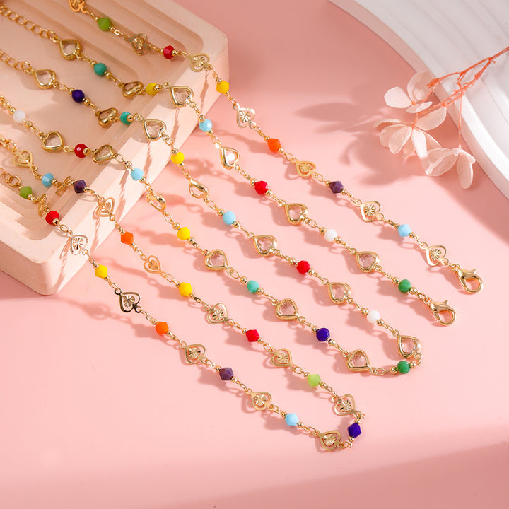 Colorful Heart Charm Bracelet Stornfield