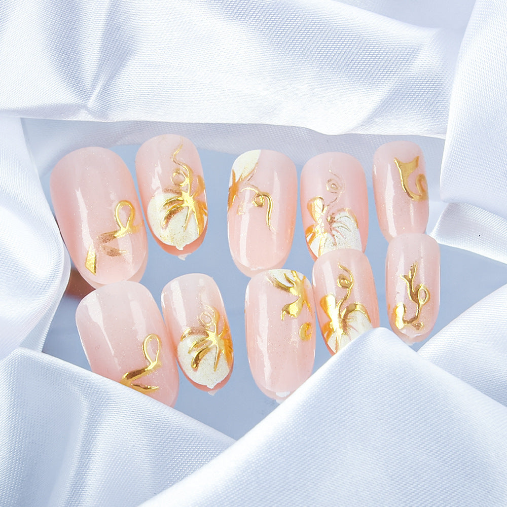 Elegant Floral Nail Art Design Stornfield
