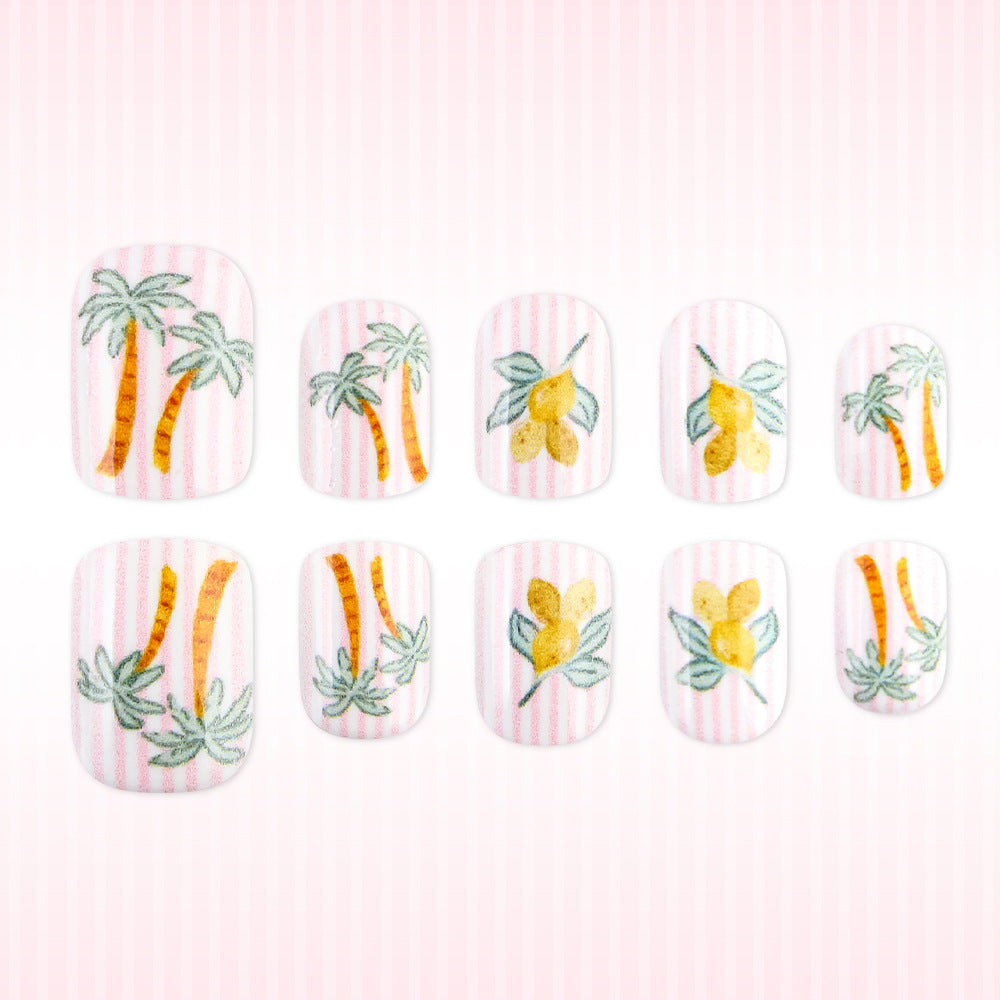 Tropical Fruit-Themed Nail Art Stornfield