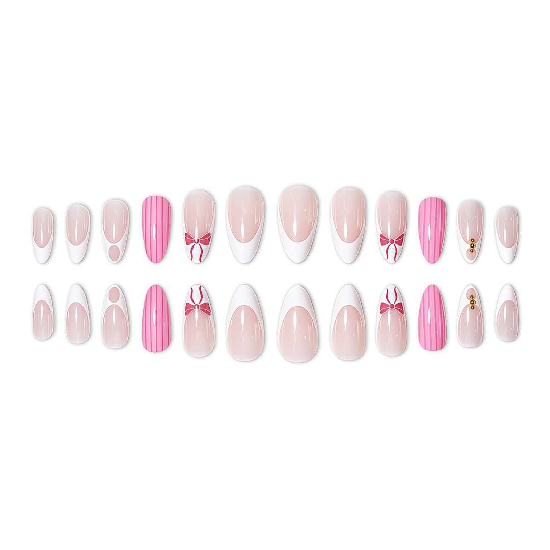 Elegant Stiletto Nail Art Enhancements with Decorative Accents Stornfield