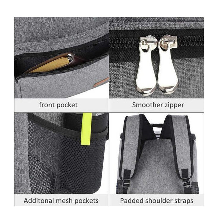 Unisex insulated cooler backpack with large main compartment, front pocket, and silky thermal insulation Stornfield