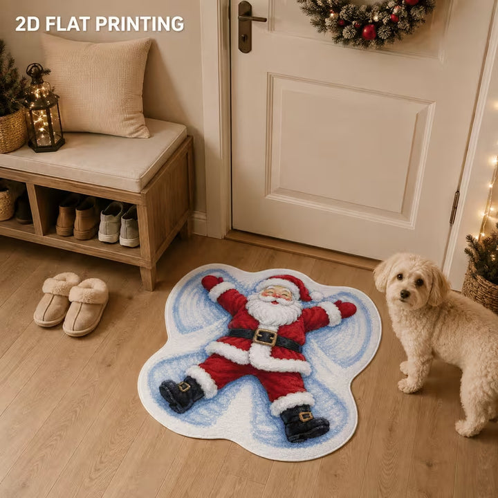 Santa Claus Shaped Home Entrance Mat