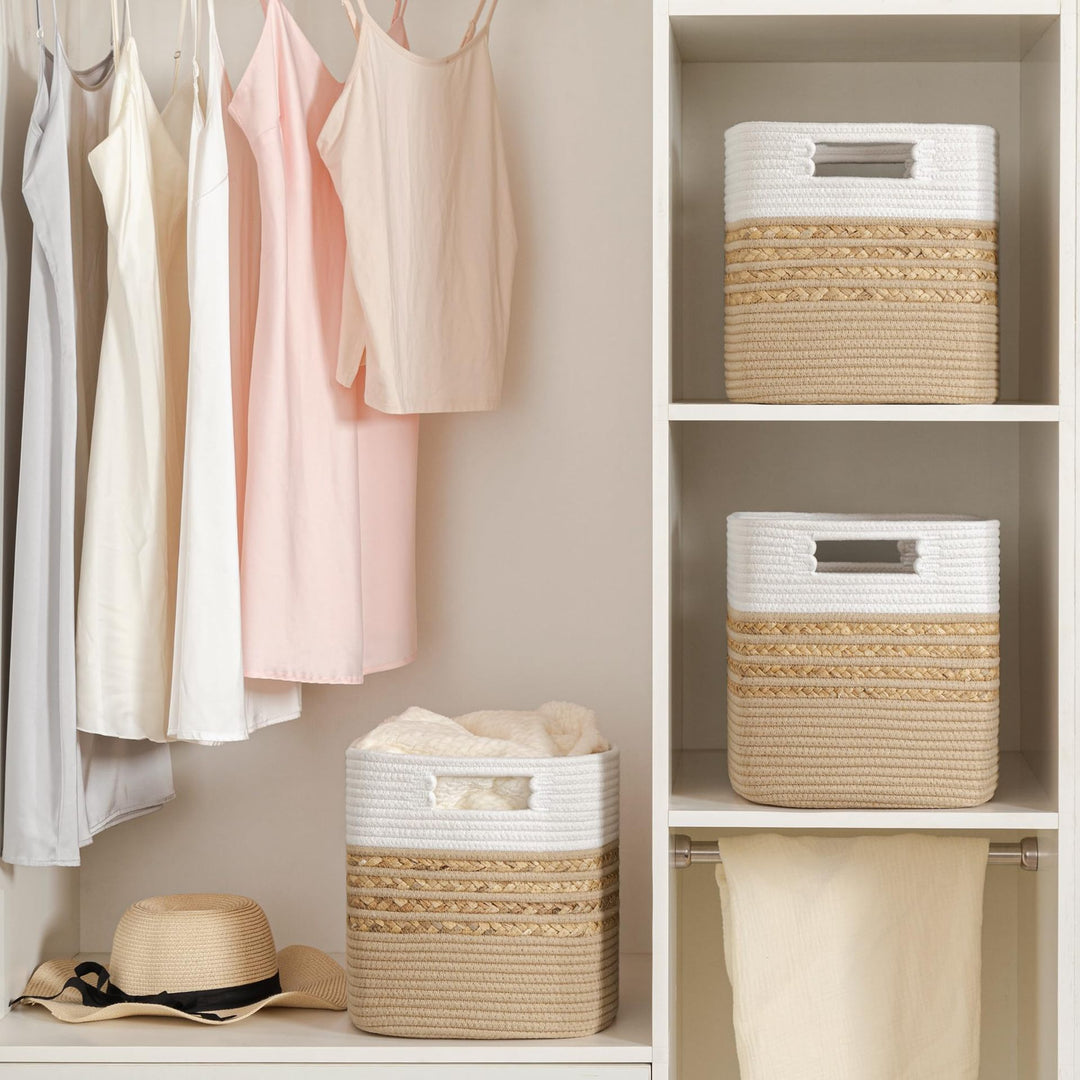 Functional storage basket with carrying handles Stornfield