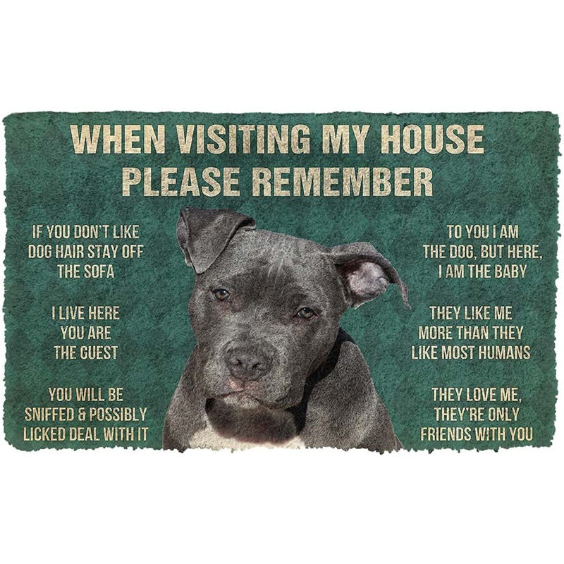 Fun Dog-Themed Door Mat Stornfield