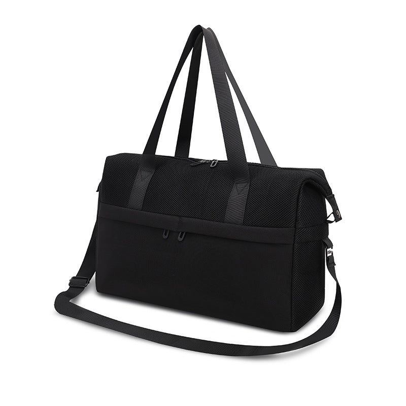 Sporty tote bag with breathable mesh material and multifunctional pockets Stornfield