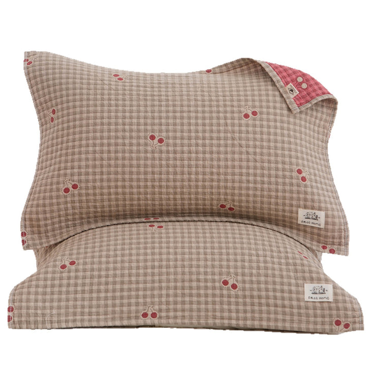 Women's pillowcase with modern checkered pattern Stornfield