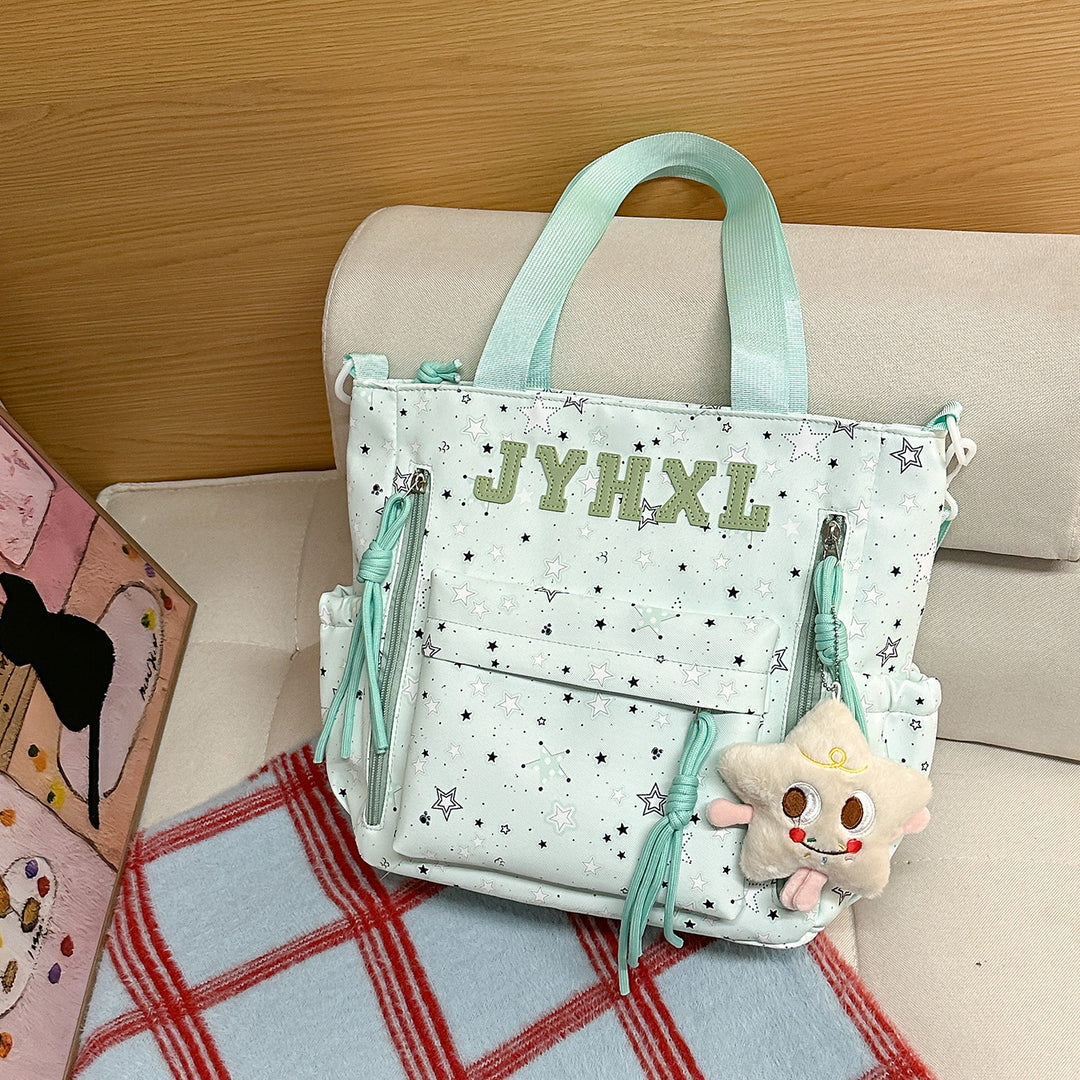 Stylish Star-Printed Backpack Stornfield 1791205378