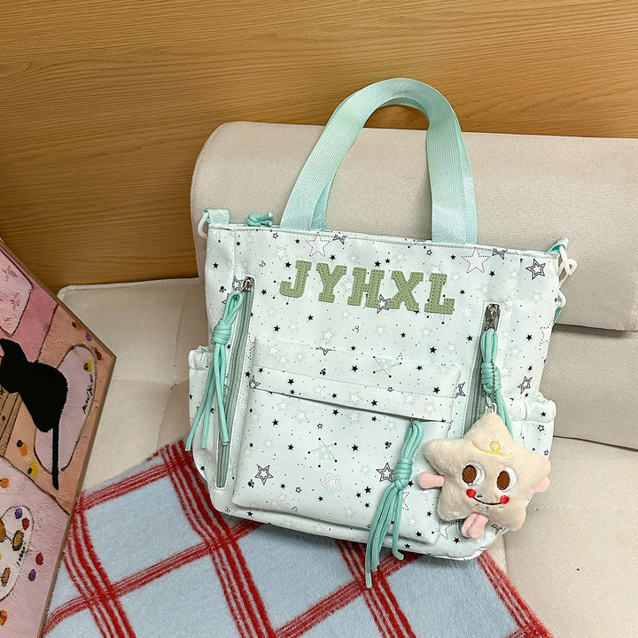 Stylish Star-Printed Backpack Stornfield 1791205378