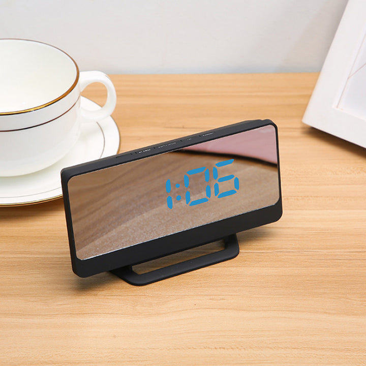 Digital alarm clock with mirror display and snooze function Stornfield