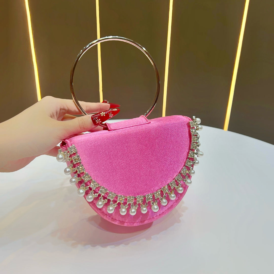 Pearl-Accented Evening Clutch