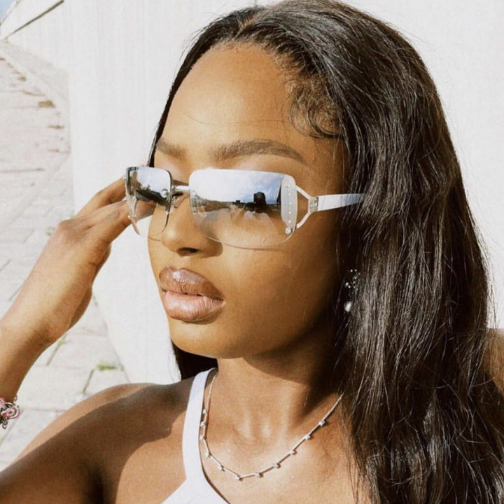 Women's futuristic, sleek Shield sunglasses Stornfield