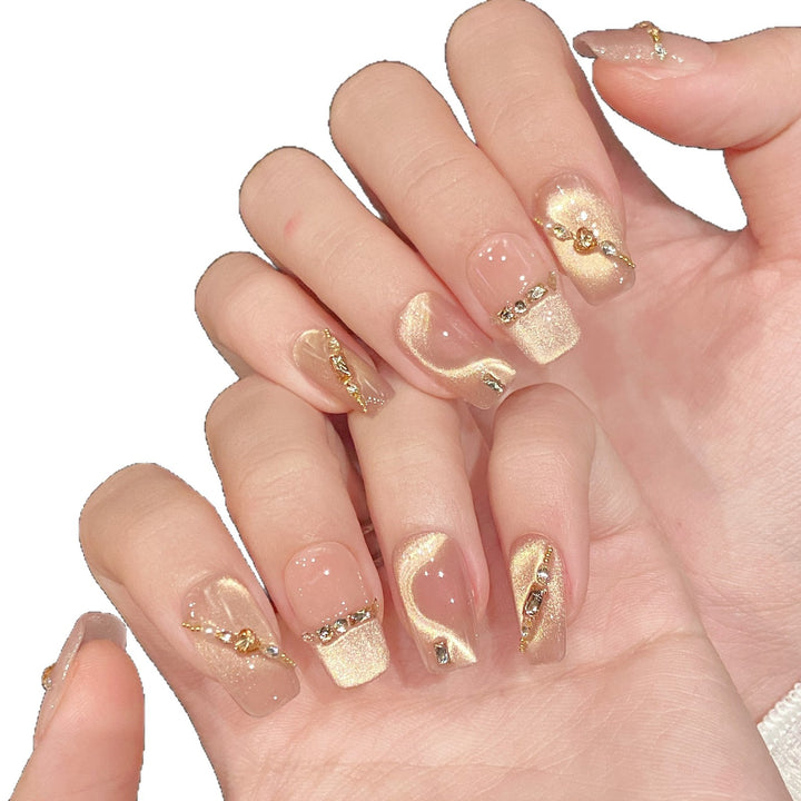 Luxury Press-On Nail Art Set