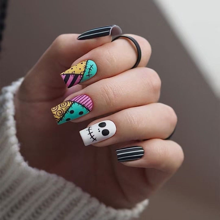 Creative nail art set with imaginative Halloween designs Stornfield